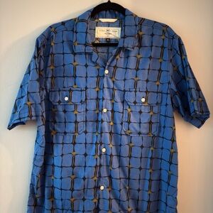 Rogue Territory Blue and Yellow Checkered Shirt